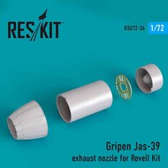  ResKit  1/72 Saab JAS-39D Gripen exhaust nozzle OUT OF STOCK IN US, HIGHER PRICED SOURCED IN EUROPE RSU72-0034