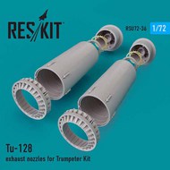  ResKit  1/72 Tupolev Tu-128 exhaust nozzles OUT OF STOCK IN US, HIGHER PRICED SOURCED IN EUROPE RSU72-0036