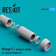 ResKit  1/72 Dassault Mirage F.1 exhaust nozzle OUT OF STOCK IN US, HIGHER PRICED SOURCED IN EUROPE RSU72-0038