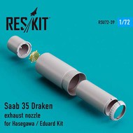 Saab J-35 Draken exhaust nozzle OUT OF STOCK IN US, HIGHER PRICED SOURCED IN EUROPE #RSU72-0039