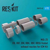 Mikoyan MiG-25RB, MiG-25RBT, MiG-25BM, MiG-25RBK, MiG-25RBF, MiG-25RBSh Foxbat exhaust nozzles OUT OF STOCK IN US, HIGHER PRICED SOURCED IN EUROPE #RSU72-0042