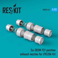 Sukhoi Su-30SM (Flanker H) flying position exhaust nozzles OUT OF STOCK IN US, HIGHER PRICED SOURCED IN EUROPE #RSU72-0047