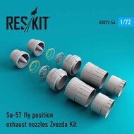 Sukhoi Su-57 flying position exhaust nozzles OUT OF STOCK IN US, HIGHER PRICED SOURCED IN EUROPE #RSU72-0054
