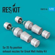  ResKit  1/72 Sukhoi Su-35S 'Flanker-E' flying position exhaust nozzles OUT OF STOCK IN US, HIGHER PRICED SOURCED IN EUROPE RSU72-0056