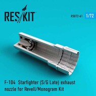  ResKit  1/72 Lockheed F-104 Starfighter (F-104S/F-104G) exhaust nozzle OUT OF STOCK IN US, HIGHER PRICED SOURCED IN EUROPE RSU72-0061