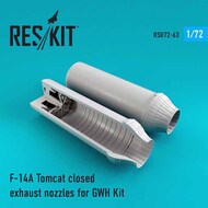  ResKit  1/72 Grumman F-14A Tomcat closed exhaust nozzles OUT OF STOCK IN US, HIGHER PRICED SOURCED IN EUROPE RSU72-0063