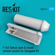 Grumman F-14A Tomcat open & closed exhaust nozzles OUT OF STOCK IN US, HIGHER PRICED SOURCED IN EUROPE #RSU72-0067