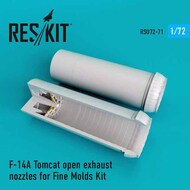  ResKit  1/72 Grumman F-14A Tomcat open exhaust nozzles OUT OF STOCK IN US, HIGHER PRICED SOURCED IN EUROPE RSU72-0071