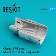Mitsubishi F-2 open exhaust nozzles OUT OF STOCK IN US, HIGHER PRICED SOURCED IN EUROPE #RSU72-0079