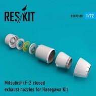 Mitsubishi F-2 closed exhaust nozzles OUT OF STOCK IN US, HIGHER PRICED SOURCED IN EUROPE #RSU72-0080