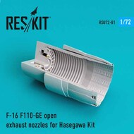 F-16 F110-GE open exhaust nozzles OUT OF STOCK IN US, HIGHER PRICED SOURCED IN EUROPE #RSU72-0081