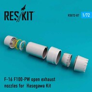  ResKit  1/72 F-16 F100-PW open exhaust nozzles OUT OF STOCK IN US, HIGHER PRICED SOURCED IN EUROPE RSU72-0087