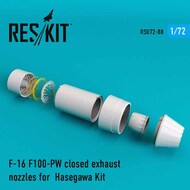  ResKit  1/72 F-16 F100-PW closed exhaust nozzles OUT OF STOCK IN US, HIGHER PRICED SOURCED IN EUROPE RSU72-0088