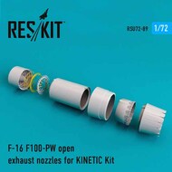  ResKit  1/72 F-16 F100-PW open exhaust nozzles OUT OF STOCK IN US, HIGHER PRICED SOURCED IN EUROPE RSU72-0089