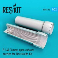  ResKit  1/72 Grumman F-14D Tomcat open exhaust nozzles OUT OF STOCK IN US, HIGHER PRICED SOURCED IN EUROPE RSU72-0092