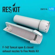  ResKit  1/72 Grumman F-14D Tomcat open & closed exhaust nozzles OUT OF STOCK IN US, HIGHER PRICED SOURCED IN EUROPE RSU72-0094