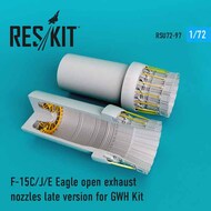  ResKit  1/72 McDonnell F-15C/F-15J/F-15E Eagle open exhaust nozzles late version OUT OF STOCK IN US, HIGHER PRICED SOURCED IN EUROPE RSU72-0097