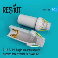 McDonnell F-15C/J/F-15E Eagle closed exhaust nozzles late version OUT OF STOCK IN US, HIGHER PRICED SOURCED IN EUROPE #RSU72-0098