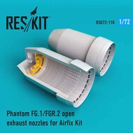  ResKit  1/72 McDonnell-Douglas Phantom FG.1/FGR.2 open exhaust nozzles OUT OF STOCK IN US, HIGHER PRICED SOURCED IN EUROPE RSU72-0110