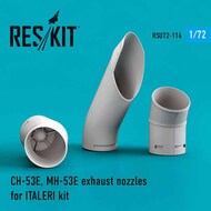  ResKit  1/72 Sikorsky CH-53E, MH-53E exhaust nozzles OUT OF STOCK IN US, HIGHER PRICED SOURCED IN EUROPE RSU72-0114