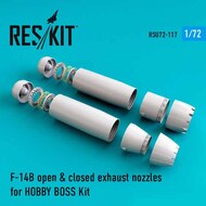  ResKit  1/72 Grumman F-14B/F-14D Tomcat open & closed exhaust nozzles OUT OF STOCK IN US, HIGHER PRICED SOURCED IN EUROPE RSU72-0117