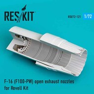  ResKit  1/72 Lockheed-Martin F-16 (F100-PW) open exhaust nozzles OUT OF STOCK IN US, HIGHER PRICED SOURCED IN EUROPE RSU72-0121