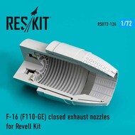  ResKit  1/72 Lockheed-Martin F-16 (F110-GE) closed exhaust nozzles OUT OF STOCK IN US, HIGHER PRICED SOURCED IN EUROPE RSU72-0124