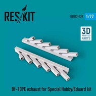  ResKit  1/72 Messerschmitt Bf.109E exhaust OUT OF STOCK IN US, HIGHER PRICED SOURCED IN EUROPE RSU72-0129