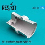 ResKit  1/72 Bell UH-1D exhaust nozzles (designed to be used with OUT OF STOCK IN US, HIGHER PRICED SOURCED IN EUROPE RSU72-0132