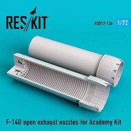  ResKit  1/72 Grumman F-14D Tomcat open exhaust nozzles OUT OF STOCK IN US, HIGHER PRICED SOURCED IN EUROPE RSU72-0136