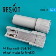  ResKit  1/72 McDonnell F-4 Phantom II (F-4E/F-4J/F-4F/F-4G/F-4S) exhaust nozzles OUT OF STOCK IN US, HIGHER PRICED SOURCED IN EUROPE RSU72-0139