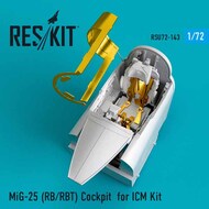  ResKit  1/72 Mikoyan MiG-25RB/MiG-25RBT Cockpit OUT OF STOCK IN US, HIGHER PRICED SOURCED IN EUROPE RSU72-0143