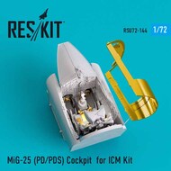  ResKit  1/72 Mikoyan MiG-25PD/MiG-25PDS Cockpit OUT OF STOCK IN US, HIGHER PRICED SOURCED IN EUROPE RSU72-0144