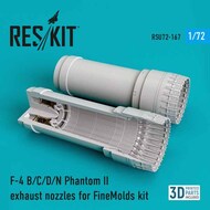  ResKit  1/72 McDonnell F-4B/F-4C/F-4D/F-4N Phantom II exhaust nozzles OUT OF STOCK IN US, HIGHER PRICED SOURCED IN EUROPE RSU72-0167