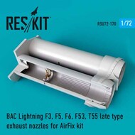 BAC Lightning F3, F5, F6, F53, T55 exhaust nozzles late type OUT OF STOCK IN US, HIGHER PRICED SOURCED IN EUROPE #RSU72-0170
