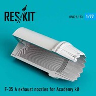  ResKit  1/72 Lockheed-Martin F-35A Lightning II exhaust nozzles OUT OF STOCK IN US, HIGHER PRICED SOURCED IN EUROPE RSU72-0173