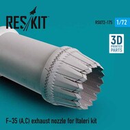  ResKit  1/72 Lockheed-Martin F-35A/F-35C  'Lightning II' exhaust nozzle OUT OF STOCK IN US, HIGHER PRICED SOURCED IN EUROPE RSU72-0175