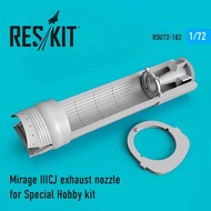  ResKit  1/72 Dassault Mirage IIICJ exhaust nozzle OUT OF STOCK IN US, HIGHER PRICED SOURCED IN EUROPE RSU72-0182