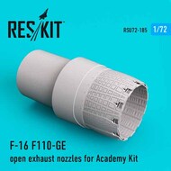 General-Dynamics F-16A F110-GE open exhaust nozzles OUT OF STOCK IN US, HIGHER PRICED SOURCED IN EUROPE #RSU72-0185