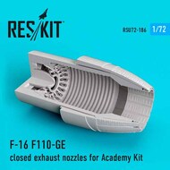  ResKit  1/72 General-Dynamics F-16A F110-GE closed exhaust nozzles OUT OF STOCK IN US, HIGHER PRICED SOURCED IN EUROPE RSU72-0186
