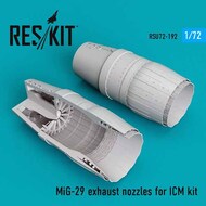  ResKit  1/72 Mikoyan MiG-29 exhaust nozzles OUT OF STOCK IN US, HIGHER PRICED SOURCED IN EUROPE RSU72-0192