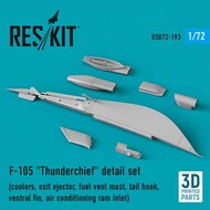  ResKit  1/72 F-105 'Thunderchief' detail set OUT OF STOCK IN US, HIGHER PRICED SOURCED IN EUROPE RSU72-0193