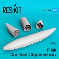 North-American F-100D 'Super Sabre' 200 gallon fuel tanks OUT OF STOCK IN US, HIGHER PRICED SOURCED IN EUROPE #RSU72-0199