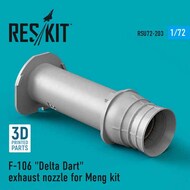  ResKit  1/72 F-106 'Delta Dart' exhaust nozzle OUT OF STOCK IN US, HIGHER PRICED SOURCED IN EUROPE RSU72-0203