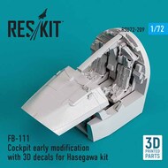  ResKit  1/72 FB-111 Cockpit early modification with 3D decals OUT OF STOCK IN US, HIGHER PRICED SOURCED IN EUROPE RSU72-0209