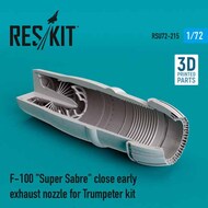North-American F-100C/F-100D/F-100F   'Super Sabre' close early exhaust nozzle OUT OF STOCK IN US, HIGHER PRICED SOURCED IN EUROPE #RSU72-0215