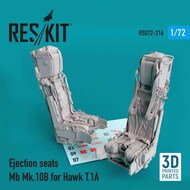  ResKit  1/72 Ejection seats MB Mk.10B for BAe Hawk T.1A (3D Printing) OUT OF STOCK IN US, HIGHER PRICED SOURCED IN EUROPE RSU72-0216