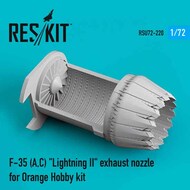  ResKit  1/72 Lockheed-Martin F-35A, F-35C Lightning II exhaust nozzle OUT OF STOCK IN US, HIGHER PRICED SOURCED IN EUROPE RSU72-0220