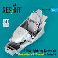 Lockheed-Martin F-35A Lightning II cockpit (Basic edition with 3D decals) #RSU72-0241