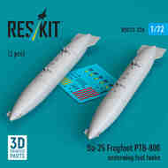 Sukhoi Su-25 Frogfoot PTB-800 underwing fuel tanks (2 pcs) #RSU72-0326